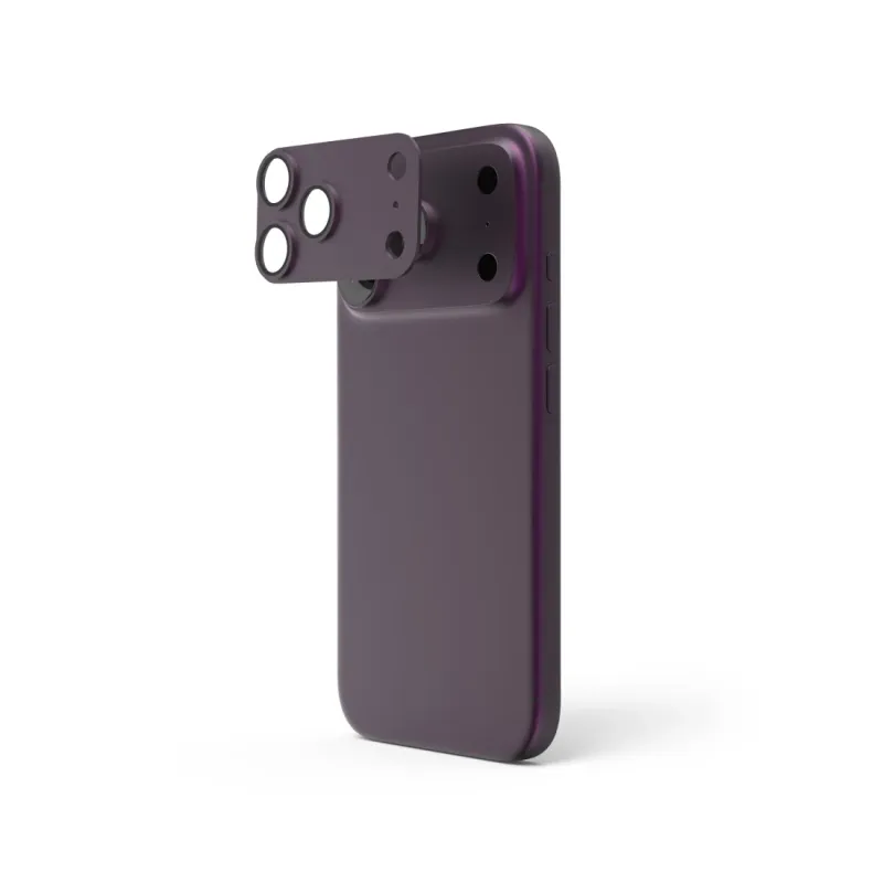 Hama Hama Kameraschutz "Cam Protect Pro" für Apple iPhone 18 Pro Max, Dunkelrot, – Produktbild 1 von 5