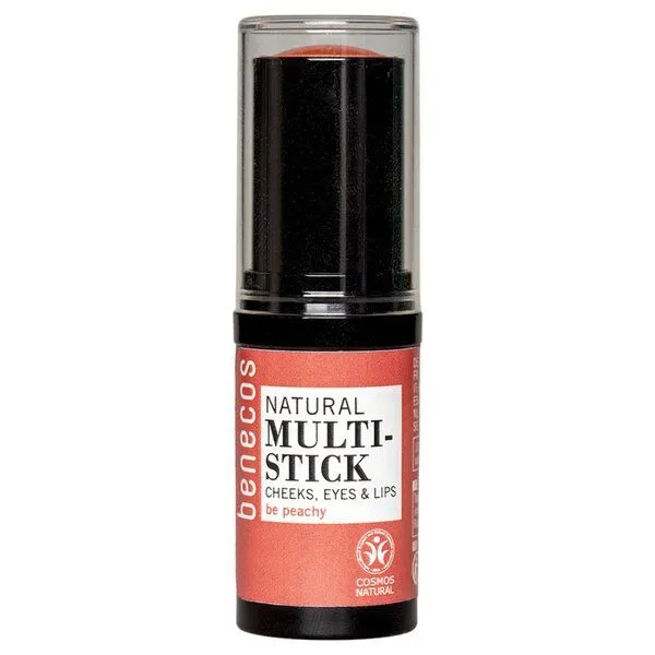Benecos benecos Naturkosmetik - 3in1 Multi-Stick - Wangen, Augen, Lippen, Be peachy, – Produktbild 1 von 1