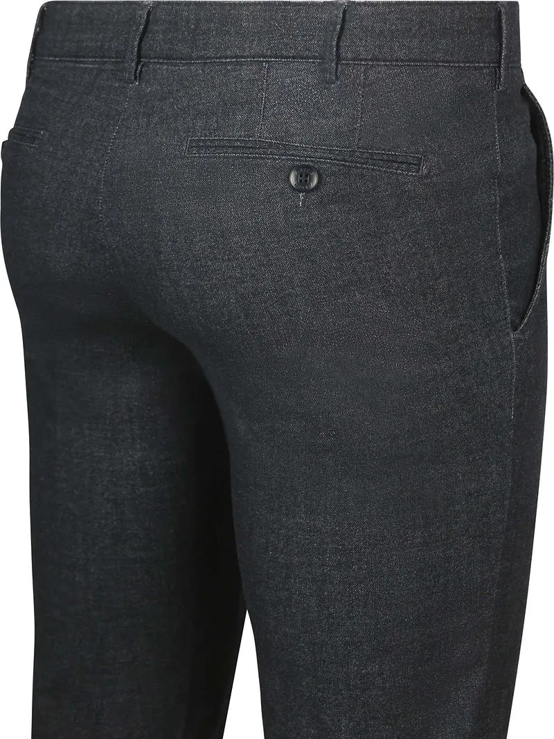 Meyer Meyer Chino Bonn Melange Marine - Größe 56, Dunkelblau, – Produktbild 4 von 4