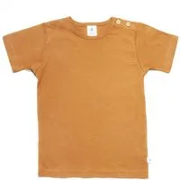 Leela Cotton Baby Kinder Kurzarmshirt Bio-Baumwolle T-shirt "Leela Cotton", Ingwer, – Produktbild 1 von 1