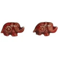 Schönes aus Indochina Schönes aus Indochina Schmuck Ohrstecker Elefant Keramik, Terra, – Produktbild 1 von 1