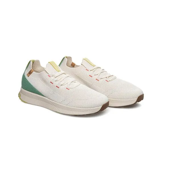 SAOLA SAOLA Vegane Sneakers - leicht, Slip-On, komfortabel - Tsavo 3 W, White green, – Produktbild 3 von 4