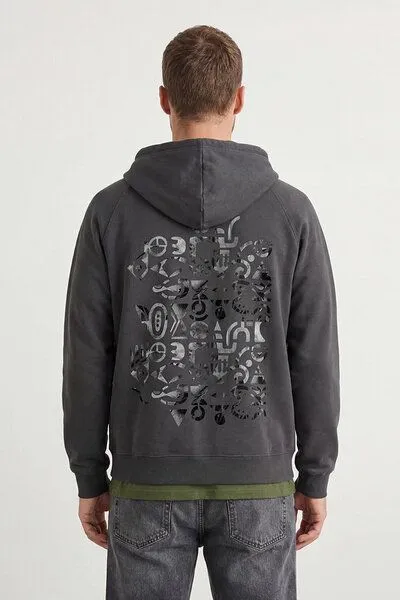 KOKOworld KOKOworld Kapuzenjacke Goa-Zip-Unisex, Charcoal sun&soil (grau), – Produktbild 2 von 4