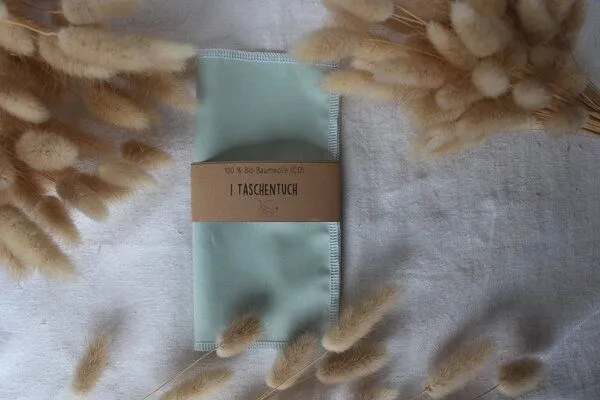 mango.bananen mango.bananen Taschentücher aus Biobaumwolle, Grün, – Produktbild 1 von 6