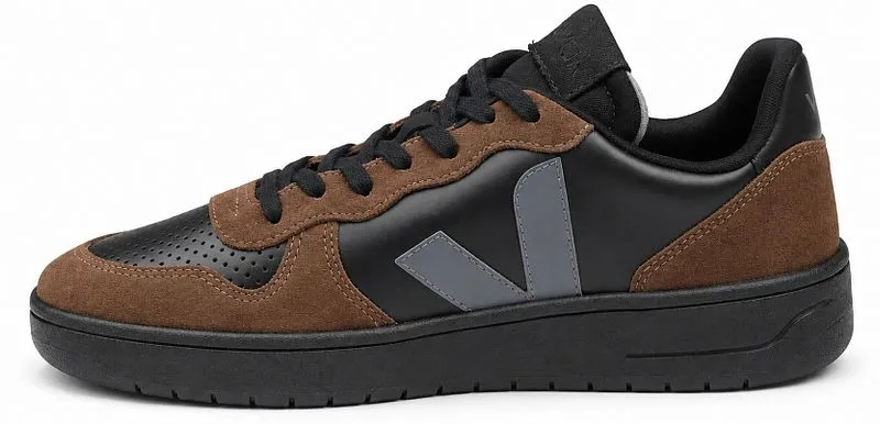 Veja Veja Sneakers V-10 Braun Schwarz - Größe 44, Braun, – Produktbild 3 von 5