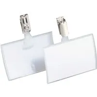 Durable DURABLE Namensschilder "CLICK FOLD" aus PP mit Clip 54 x 90 mm, 25 Stk. – Produktbild 1 von 1