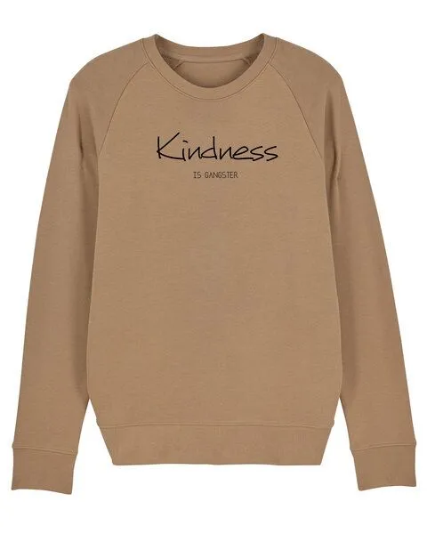 Human Family Human Family Bio Herren Sweatshirt "Practice - Kindness", Anthrazit, – Produktbild 4 von 4