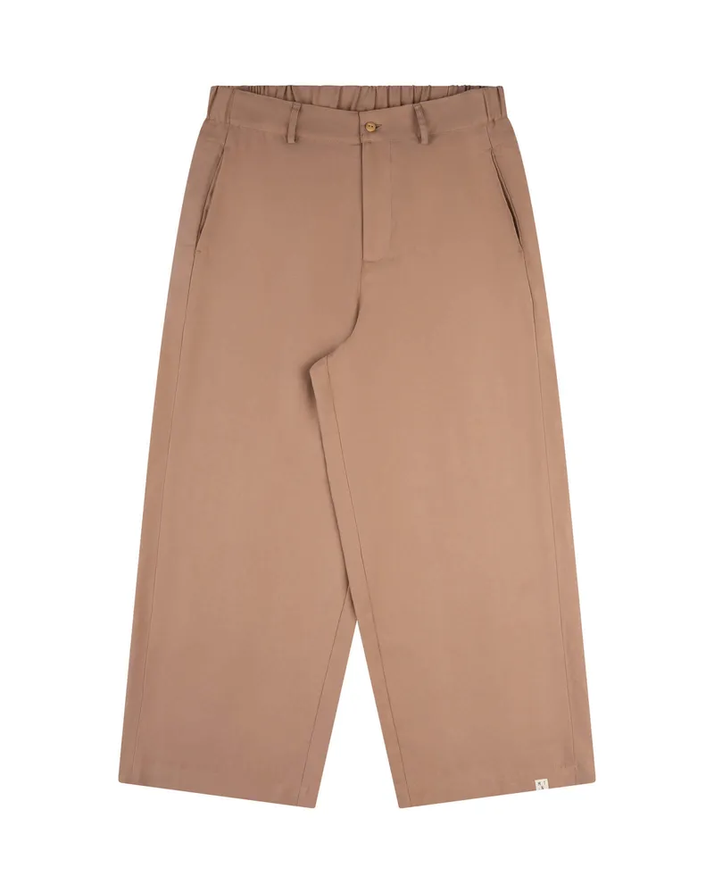 MATONA MATONA Damen vegan Hose Tencel Portabella Braun, Hellbraun, – Produktbild 1 von 2