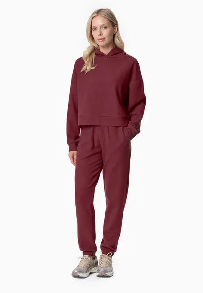 ORGANICATION ORGANICATION PARISS | Waffel Jogginghose aus Bio-Baumwolle und recyceltem Polyester, Bordeaux, – Produktbild 1 von 3