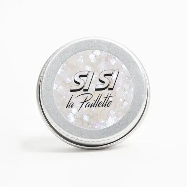 SI SI LA PAILLETTE SI SI LA PAILLETTE Biologisch abbaubarer Glitter, Nuit blanche, – Produktbild 1 von 2