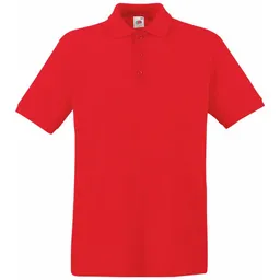 Fruit Of The Loom Fruit of the Loom Cotton Classics-16.3218 Piqué Polo  Gr. L rot – Produktbild 1 von 1