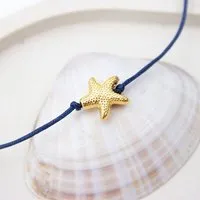 Bow & Hummingbird Bow & Hummingbird Armband auf Karte - Seesternchen - Meeresrauschen, Blau, – Produktbild 1 von 1