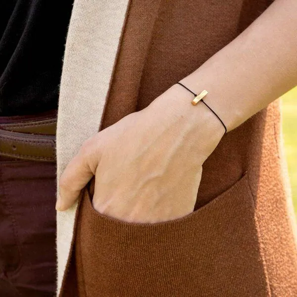 CONTIGO Fairtrade CONTIGO Fairtrade Armband Six golden treasures, 24 Karat vergoldet – Produktbild 3 von 3
