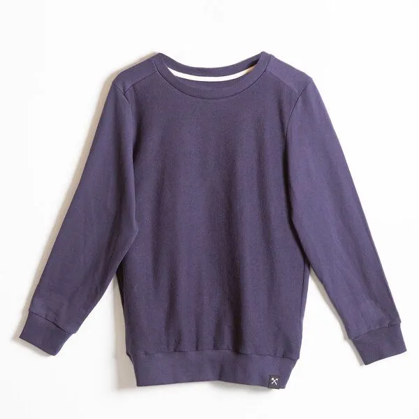 The Driftwood Tales The Driftwood Tales Sweatshirt Inside Out - Recycelte Bio-Baumwolle - Marineblau und Hellgrün, Eva-marinblau, – Produktbild 4 von 4
