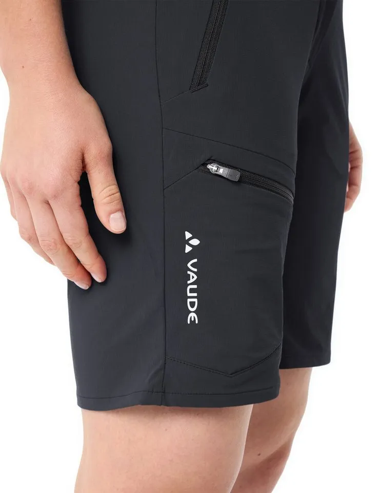 Vaude Vaude Shorts WOMEN'S BADILE SHORTS II kurze Hose, winddicht, Schwarz, – Produktbild 4 von 4