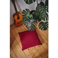 HängemattenGlück HängemattenGlück Kissenbezug aus reiner Bio Baumwolle 60x60cm Rot- / Gelbtöne, Rubin (rot), – Produktbild 1 von 2