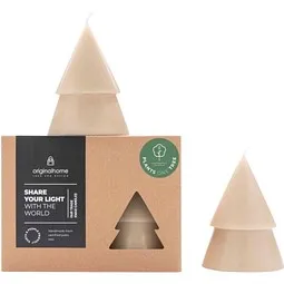 Originalhome Originalhome Weihnachtsbaum Kerze M, 2er Set, beige – Produktbild 1 von 1
