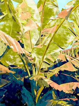 Photocircle Photocircle Poster / Leinwandbild - Blush Banana Tree – Produktbild 1 von 1