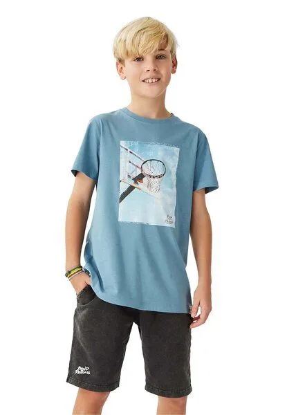 Band of Rascals Band of Rascals Sky Bucket T-Shirt, Blue, – Produktbild 1 von 3