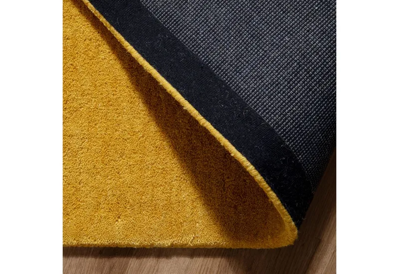 Steffensmeier Wollteppich Sowana, Rechteckig, Gelb, – Produktbild 3 von 3