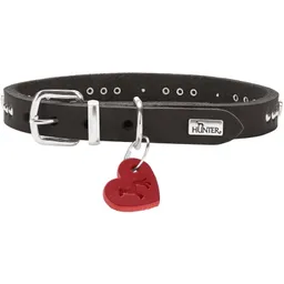 Dog Sport Dog Sport HUNTER Hundehalsband aalborg hearts schwarz XXS-XS – Produktbild 1 von 1
