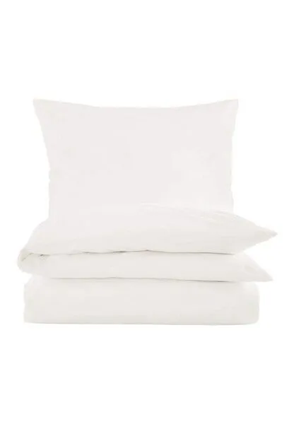 hessnatur hessnatur Satin Bettwäsche-Set aus reiner Bio-Baumwolle, Naturweiss, – Produktbild 6 von 8