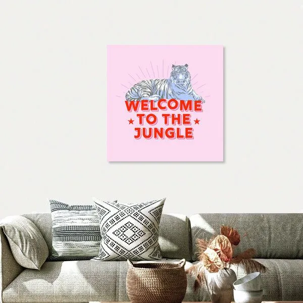 Photocircle Photocircle Poster / Leinwandbild - welcome to the jungle - retro tiger – Produktbild 4 von 4