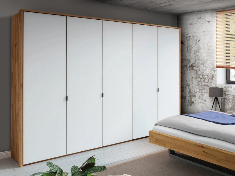 allnatura allnatura Drehtüren-Kleiderschrank "Santorino" 2-türig Wildeiche 60er-Raster, Braun, – Produktbild 2 von 2