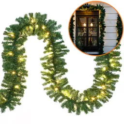 Casaria® Casaria Weihnachtsgirlande 10m - 200x LED - In/Outdoor – Produktbild 1 von 1