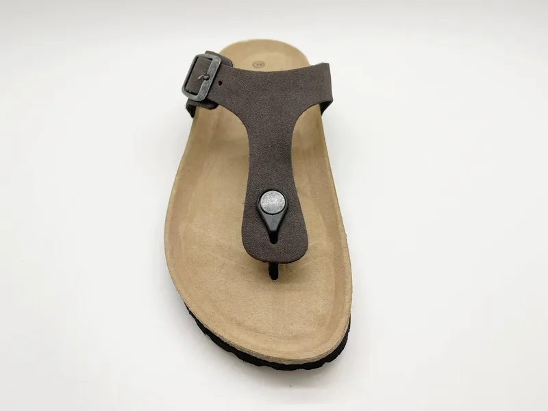 thies thies 1856 Eco Bio Thong Sandal Vegan Sandale, Grau, – Produktbild 4 von 5