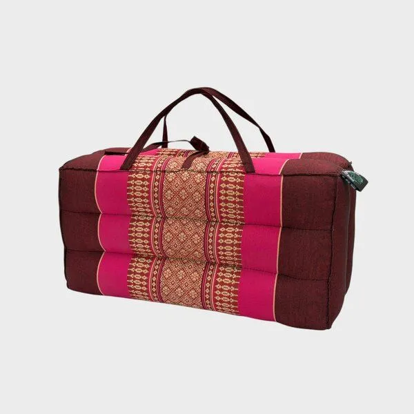 Der Lindwurm Der Lindwurm Yogablock mit Kapokfüllung, Magenta/weinrot, – Produktbild 1 von 2