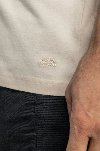 DIRTS dirts Premium Blank T-Shirt STANDARD, Oat milk, – Produktbild 4 von 4