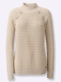 Witt Stehkragenpullover elfenbein – Produktbild 1 von 1