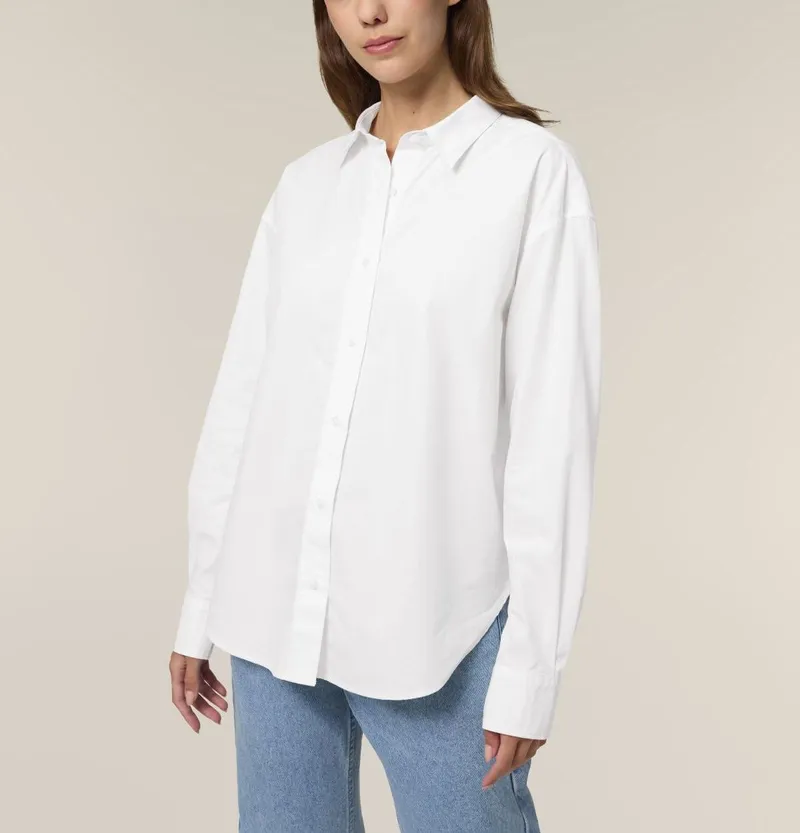 UNIPOLAR UNIPOLAR Basic Bluse Style, White, – Produktbild 1 von 1