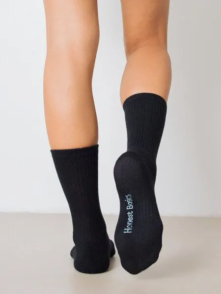 Honest Basics Honest Basics Tennissocken 3er-Pack Frauen, Black, – Produktbild 4 von 4