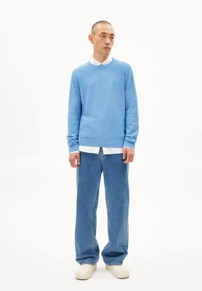 ARMEDANGELS ARMEDANGELS GRAANOS - Herren Pullover Regular Fit aus Bio-Baumwolle, Iceberg blue, – Produktbild 4 von 4