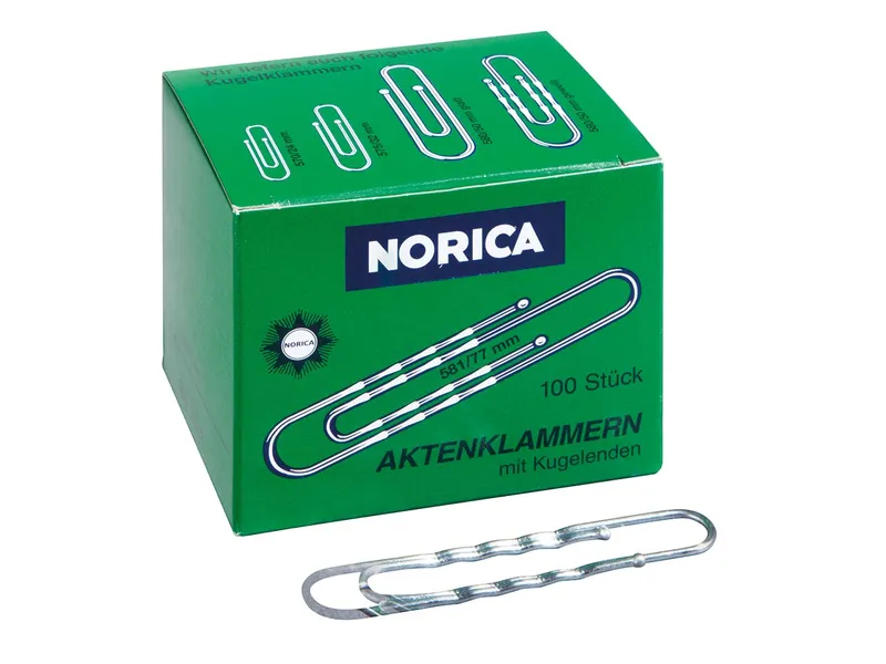Norica 100 Norica Büroklammern 77mm gewellt – Produktbild 2 von 4