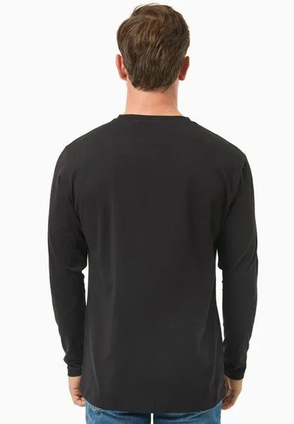ORGANICATION ORGANICATION Langarmshirt aus Bio-Baumwolle, Schwarz(black), – Produktbild 4 von 4