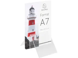 Exacompta Exacompta Klemmkartenhalter "Exacryl M" aus PMMA, DIN A7, transparent – Produktbild 1 von 1