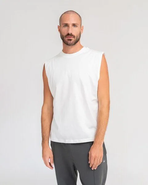 Lotuscrafts Lotuscrafts REID Mens Tank-Top, Marshmallow, – Produktbild 1 von 4
