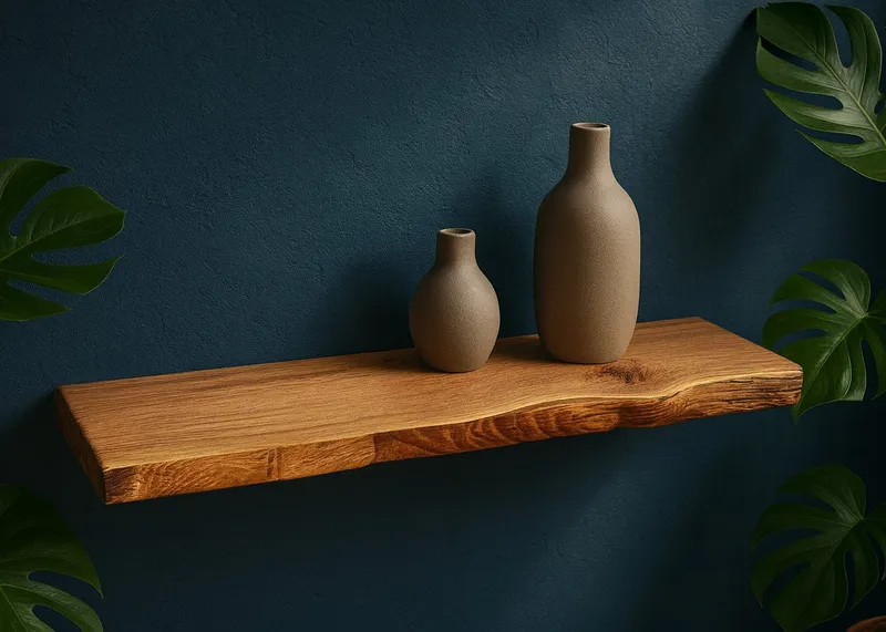 Living Oak Living Oak Wandregal Eiche No.03 schwebend – Produktbild 4 von 6