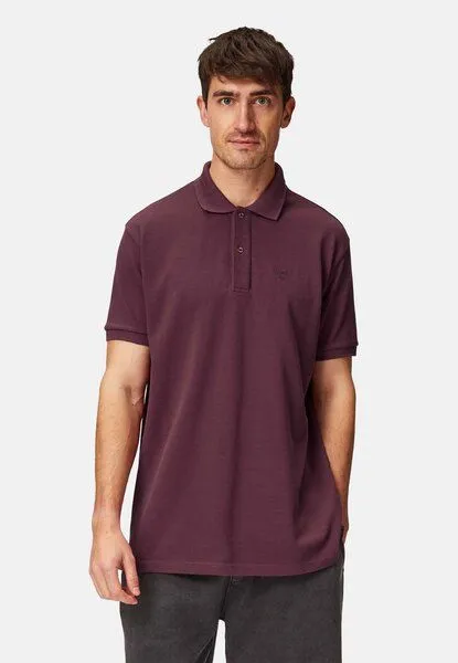Honesty Rules Honesty Rules Basic Polo Shirt, Bordeaux, – Produktbild 1 von 3