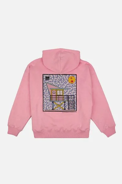 Trendsplant Women's Antonyo Marest x Trendsplant Oversized Hoodie Gum Pink, Rosa, – Produktbild 2 von 4