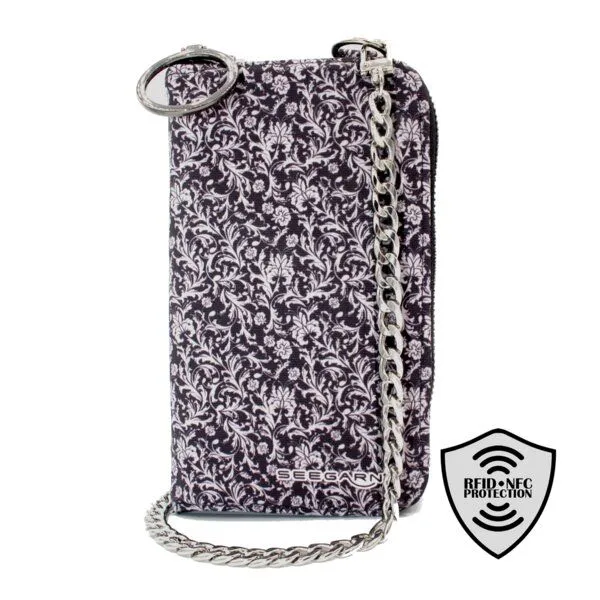 Seegarn Seegarn-Täschle / 2in1 Handy-Tasche und Geldbeutel (M23), K1 - kette silber, – Produktbild 2 von 5