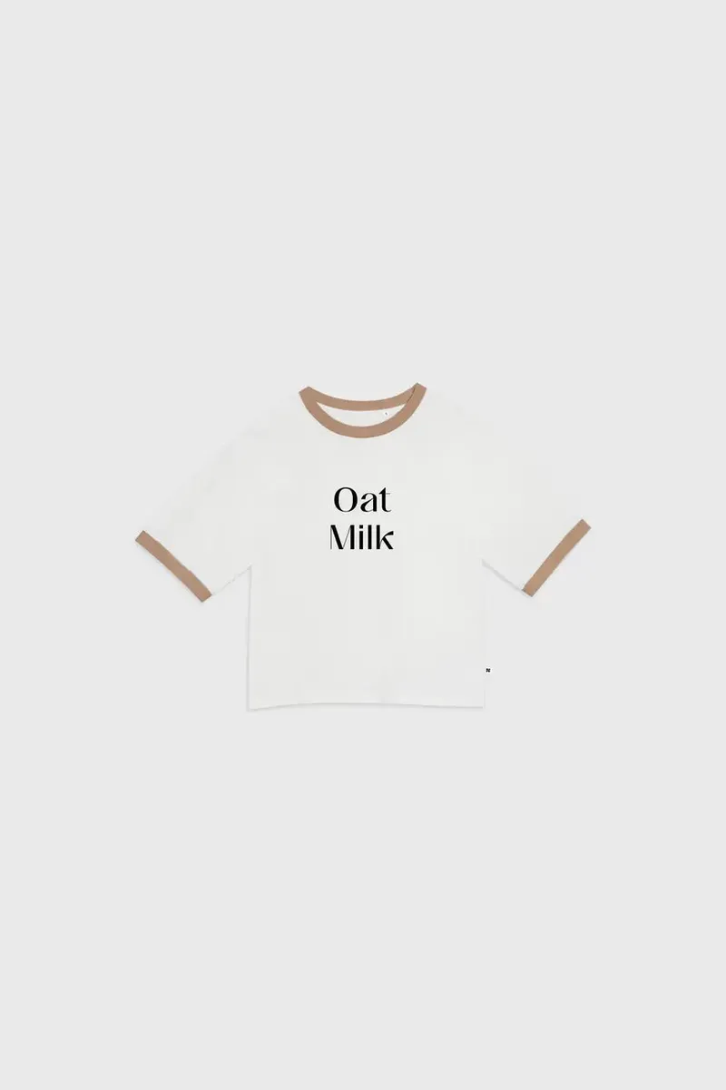 New Orchard New Orchard Damen vegan T-Shirt Oat Milk, Beige, – Produktbild 1 von 2
