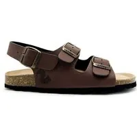 thies Vegane thies ® Eco Bio Backstrap Sandale aus rec. PET mit Kork-Tieffussbett, Chocolate, – Produktbild 1 von 1