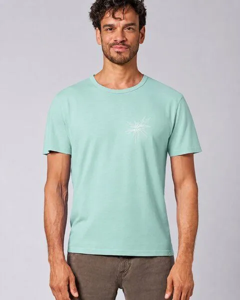 HempAge HempAge Herren T-Shirt mit Print Hanf/Biobaumwolle, Lake(blau), – Produktbild 1 von 4