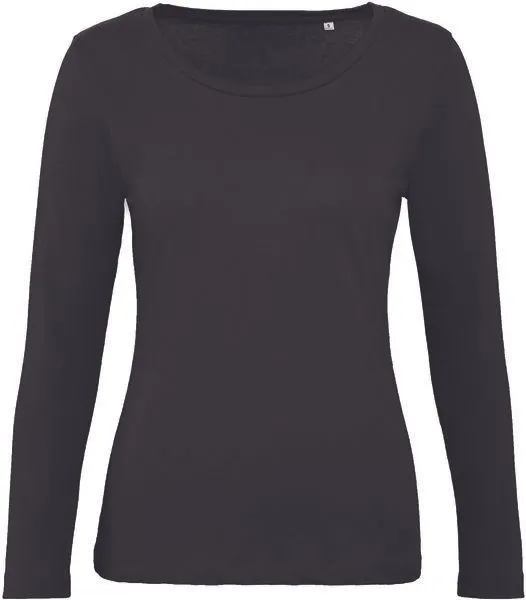 Greenspired Greenspired Damen Basic Bio Longsleeve Shirt 145 g/m² XS-XXL, Schwarz, – Produktbild 1 von 1