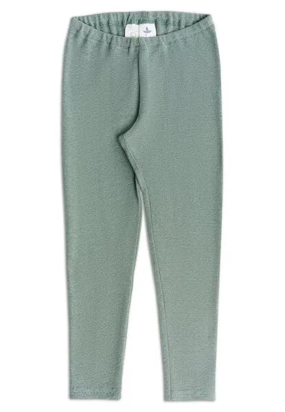 Leela Cotton Leela Cotton Baby Kinder Leggings Bio-Baumwolle Unisex 2051, Tannennadel/salbei, – Produktbild 1 von 3