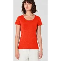 HempAge HempAge Damen T-Shirt mit Rollsaum Hanf/Bio-Baumwolle, Magna(rot), – Produktbild 1 von 1